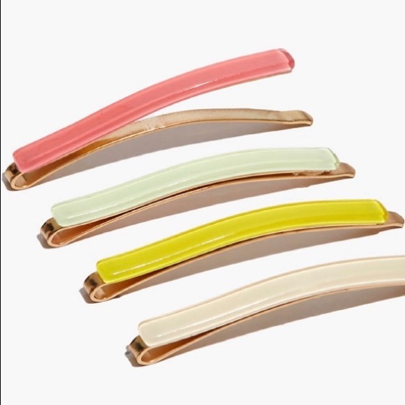 Madewell Accessories - Madewell Four Pack Rainbow Barrettes